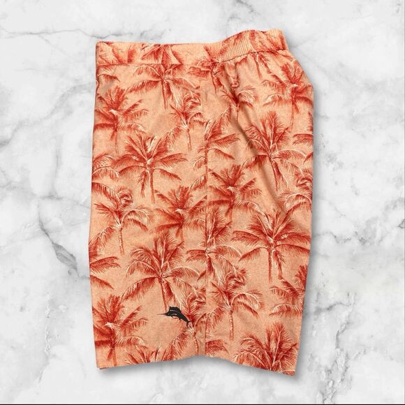 Tommy Bahama Swim Shorts Mens Large Palm Tree Lined Swimmer Beach Surfer - Picture 14 of 16